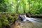 Waterfall at Sa Nang Manora Forest park in Phangnga province