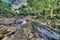 The waterfall `Salto Pai` in the Colonia Independencia in Paraguay.