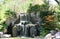 Waterfall at the Sasebo Japanese Gardens in New Mexico