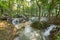 Waterfall scene Kroeng Krawia Waterfall at Kanchanaburi ,Thailand