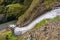 Waterfall seen from above, North Table Mountain Ecological Reserve, Oroville, California