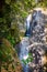 Waterfall Sentonina Staza on Sentonas trail between Rabac and Labin