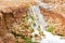 Waterfall of Shur River in Lut desert , Kerman , Iran