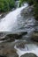 A waterfall with silky smooth waters