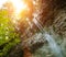 Waterfall in Slovak Paradise