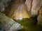 Waterfall `Source of Life` on the river Trnava in Stopica cave on the slopes of the mountain Zlatibor in Serbia