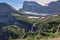 Waterfall in spectacular Glacier National Park, Montana, USA