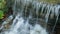 Waterfall splash at Botanical Garden of Rio de Janeiro