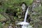 Waterfall in the spring forest, Kosovo