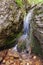 Waterfall spring in Zejmarska valley, Slovakia