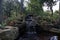 Waterfall in Springfield Botanical Gardens