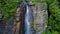 Waterfall in Sri Lanka. Aerial shot.