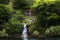 Waterfall into the St. Lawrence River from Boldt Castle