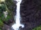 Waterfall Stauber or Wasserfall StÃ¤uber, Brunnibach stream in the Alpine Valley of Maderanertal