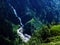 Waterfall Stauber or Wasserfall StÃ¤uber, Brunnibach stream in the Alpine Valley of Maderanertal