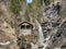 Waterfall on the stream Le Torrent or Le Torrentfall Cascade du Torrent, Les Diablerets - Canton of Vaud, Switzerland / Suisse