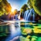 Waterfall at Sunrise, Croatia's Natural Wonder