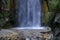 Waterfall surrounded by nature