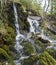 Waterfall in Theth, Grunas Canyon