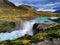 Waterfall, Torres Del Paine National Park, Patagonia Chile