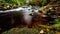 Waterfall Trail at Glenariff Forest Park, County Antrim. Hiking in Northern Ireland