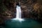 Waterfall of Trevi, Italy. Waterfall