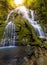 Waterfall in tropical forest