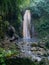 Waterfall in tropical forest