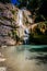 Waterfall on the Tsiribihina river in Madagascar