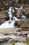 Waterfall Tvindefossen in summer, Norway