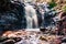 Waterfall in Uvas Canyon County Park, Santa Clara county, California; long exposure