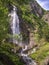 A waterfall, Valais, Switzerland