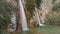 Waterfall Valanaris in Ntrafi, Penteli, Attica, Greece