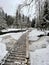 waterfall valley in the Republic of Karelia Russia