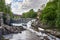 Waterfall in Vanhankaupunginkoski, Helsinki, Finland