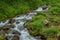 Waterfall in Vatchkazhets valley former volcano field, Kamchatka, Russia