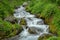 Waterfall in Vatchkazhets valley former volcano field, Kamchatka, Russia