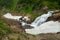 Waterfall in Vatchkazhets valley, Kamchatka, Russia