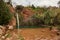 Waterfall of Vigario in the village of Alte in Algarve region, Portugal