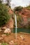 Waterfall of Vigario in the village of Alte in Algarve region, Portugal