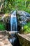 Waterfall in Vorontsov Park in Alupka, Crimea