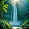 waterfall water nature forest river landscape stream