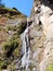 Waterfall on the way to Paro Taktsang of Bhutan