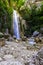 A waterfall in a WWF oasi