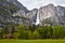 Waterfall in yosemite national park