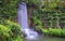 Waterfall in zen garden