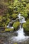 Waterfalls at the bottom of Cwm Amarch