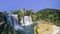 Waterfalls in city Jajce, Bosnia and Herzegovina.