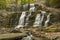 Waterfalls and Cornell Walkway in Cascadilla Gorge