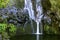 Waterfalls on Flores island, Azores archipelago (Portugal)